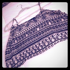 Black & White crop top